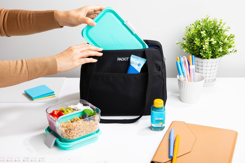 PackIt Freezable Hampton Lunch Bag - Black