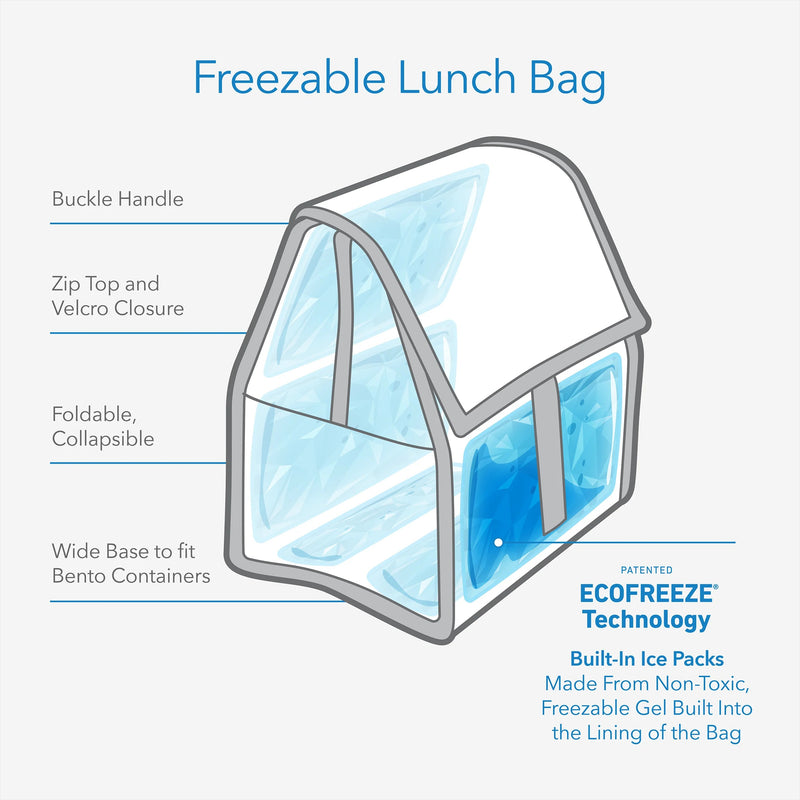 PackIt Freezable Lunch Bag - True Blue