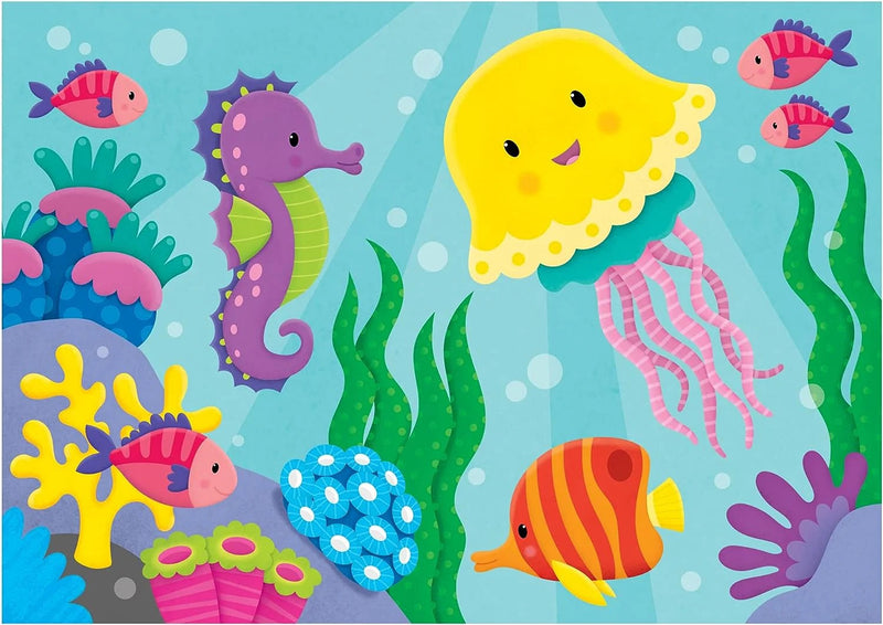 [2 Pack] Galt 4 Puzzles In A Box - Ocean