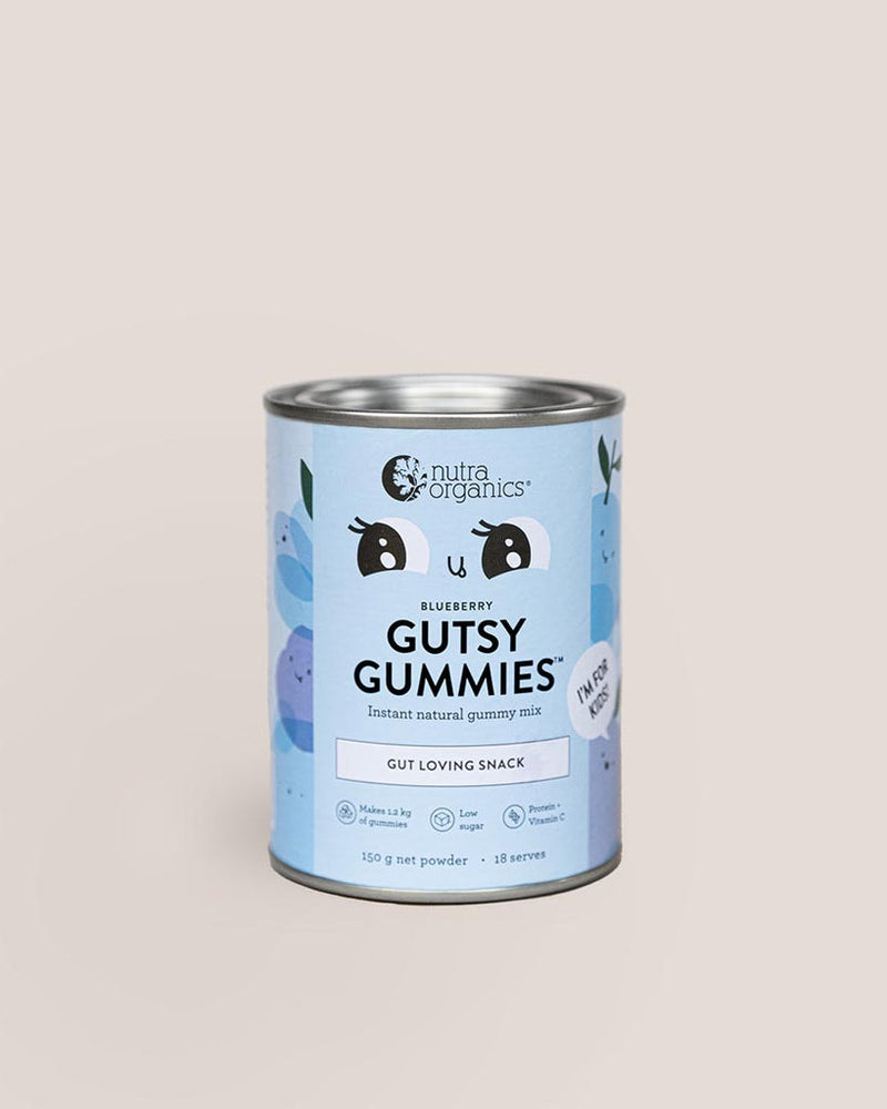 Nutra Organics Gutsy Gummies 150g -Blueberry