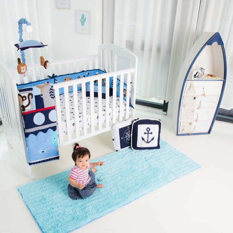 [1 Year Local Warranty] Happy Cot Happy Dream 4-in-1 Convertible Baby Cot - Free Mosquito Net