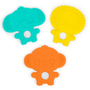 [3 Pack] Bright Starts 3 Pk Textured Teethers - Gummy Buddies