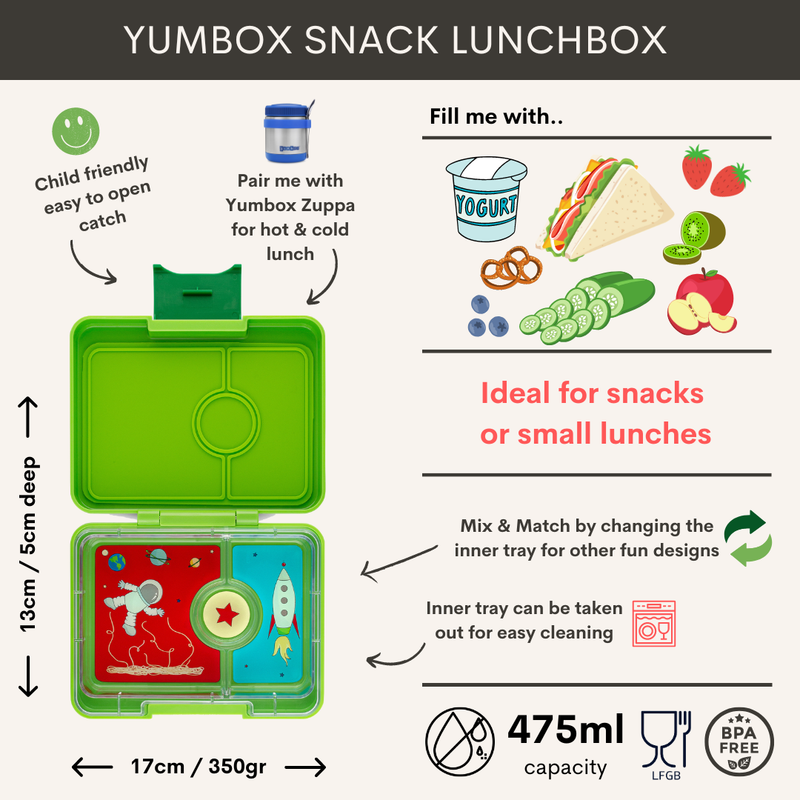 Yumbox Snack Size Bento Lunch Box - 6 Design