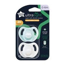 [2 Pack] Tommee Tippee Ultra-light Soother (2 Pk x 2pc = 4pcs) - 2 Sizes