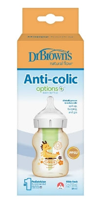 Dr. Brown’s 5 Oz/150 mL PPSU W-N Anti-Colic Options+ Baby Bottle, Dragon, 1-Pack