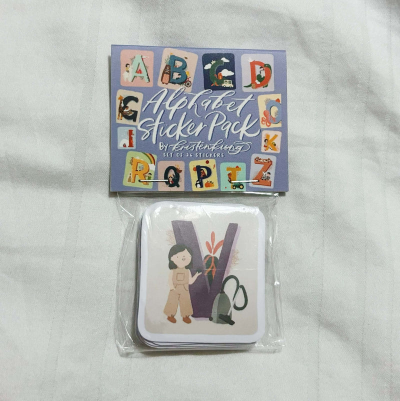 Kristen Kiong Alphabets | Sticker Pack