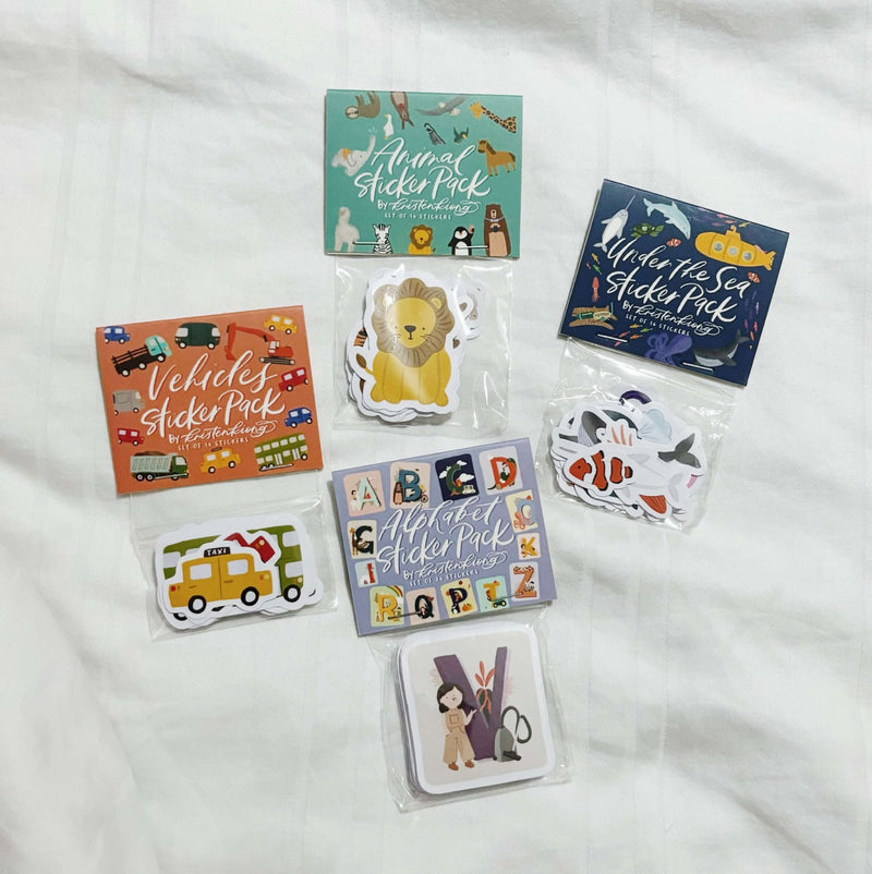 Kristen Kiong Alphabets | Sticker Pack