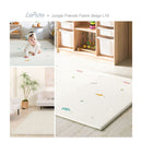 Parklon LaPure Jungle Friends Fabric Beige (L15) Size: 2100 x 1400 x 15mm