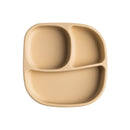 Hegen Divided Suction Plate Silicone Taupe