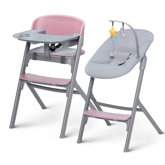 KinderKraft High Chair Livy w/Calmee 2 in 1 - 2 Color