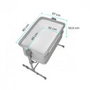 [1-Year Warranty] Kinderkraft Baby Cot, Neste Up - 2 Colors