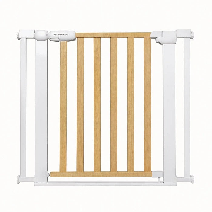 Kinderkraft Safety Gate, Lock & Go - WOOD