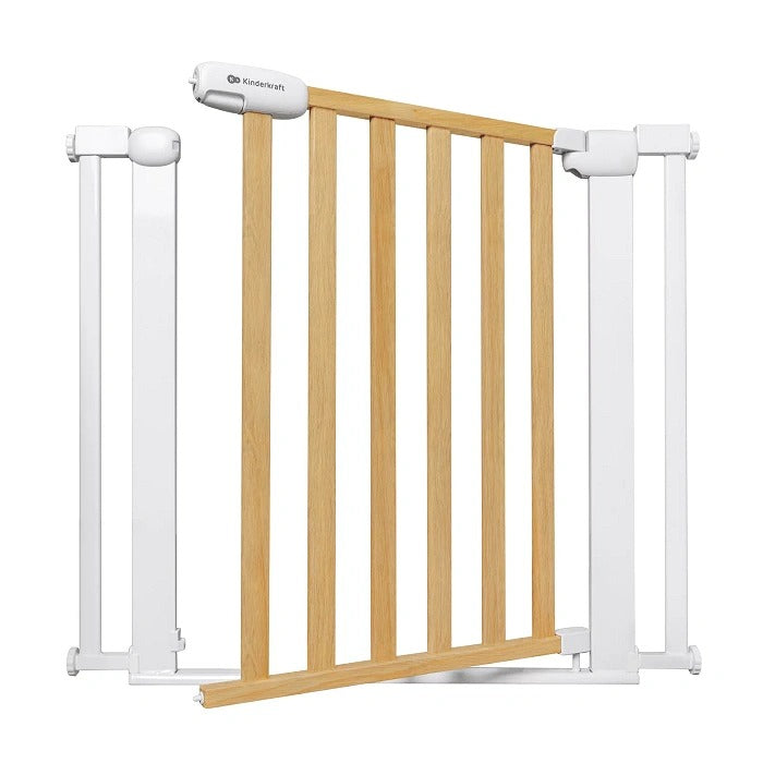 Kinderkraft Safety Gate, Lock & Go - WOOD