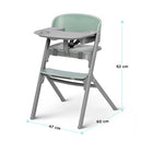 [1-Year Warranty] KinderKraft High Chair Livy - 2 Color
