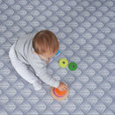 Tutti Bambini Luxury Padded XL Play Mat (200 x 140 cm) - Fan