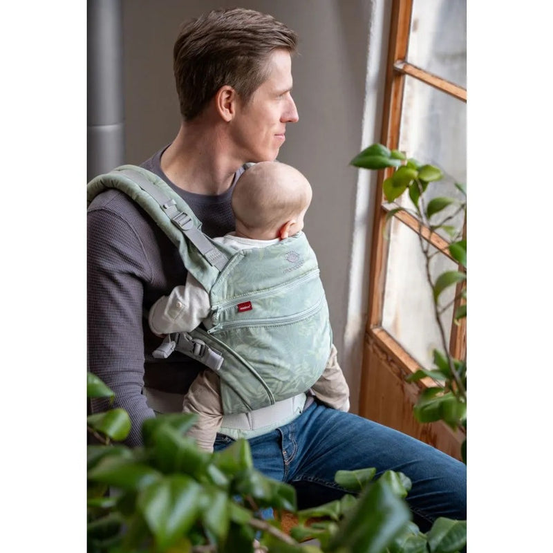 [3 Years Local Warranty] Manduca XT Organic Cotton Newborn To Toddler Baby Carrier Limited Edition - Botanic Green