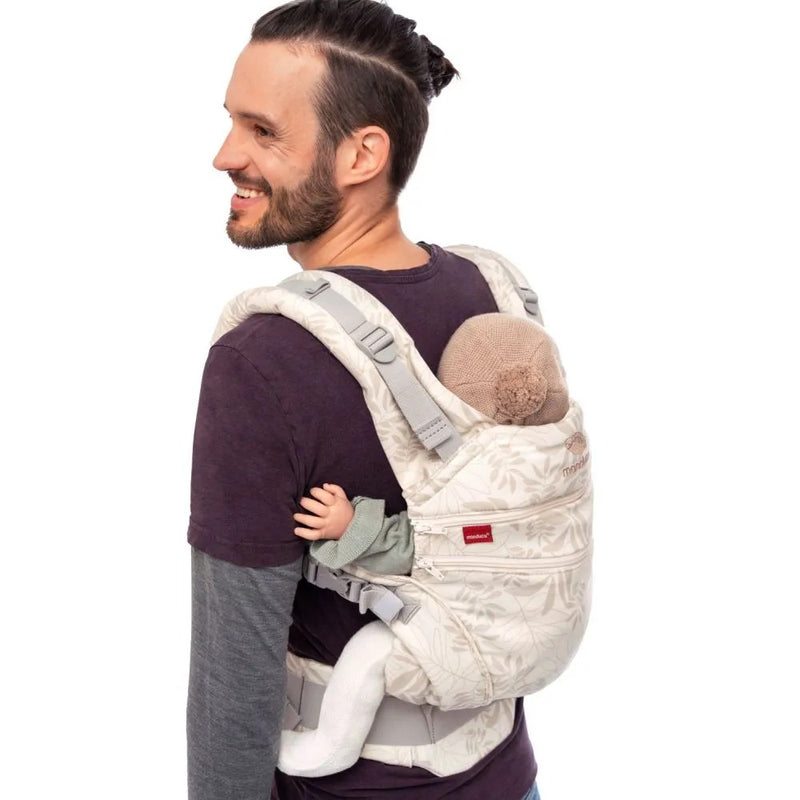 [3 Years Local Warranty] Manduca XT Organic Cotton Newborn To Toddler Baby Carrier Limited Edition - Botanic Vanilla