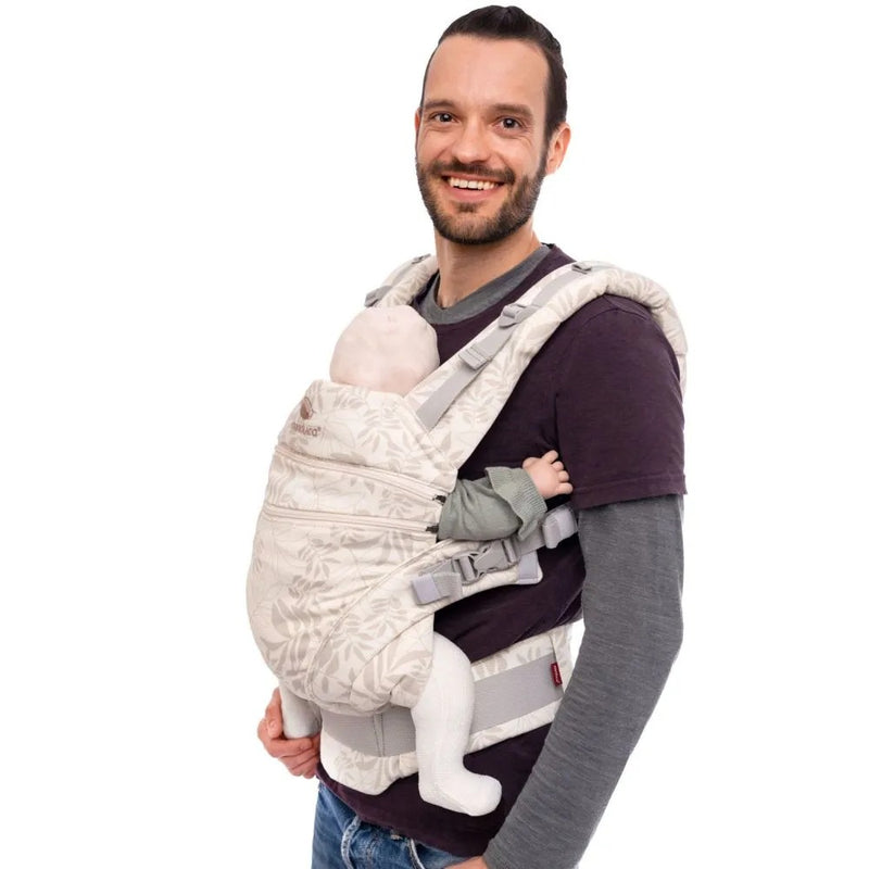 [3 Years Local Warranty] Manduca XT Organic Cotton Newborn To Toddler Baby Carrier Limited Edition - Botanic Vanilla