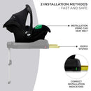 [1-Year Warranty] KinderKraft Apino Travel System  (Apino Stroller + Mink Pro Infant Carseat + adaptor)[BundelPack]