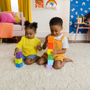 [2 Pack] Bright Starts KaleidoCubes 9 Stack & Squeeze Blocks