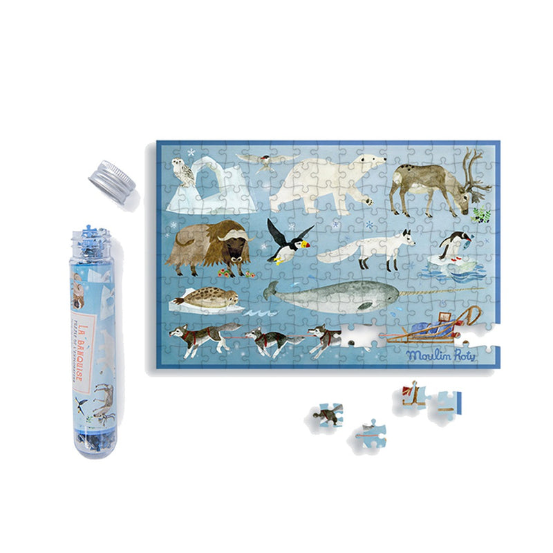 [2 Pack] Moulin Roty Les Grands Explorateurs 150pc Mini Puzzle - The Arctic