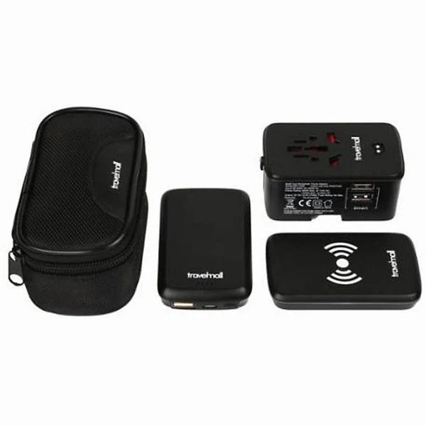 Travelmall 3in1 Adaptor with Wireless Charger & 4000mAh Battery