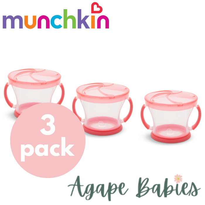 [Bundle Of 3] Munchkin Snack Catcher® - Pink