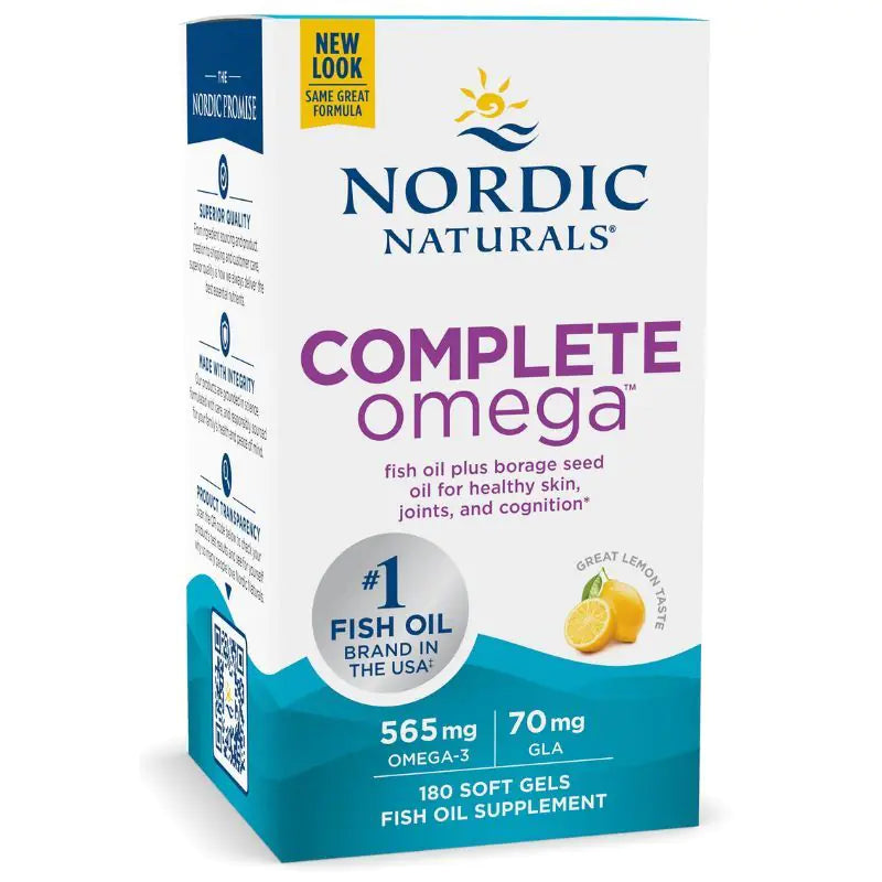 Nordic Naturals Complete Omega 1000 mg - Lemon, 180 sgls.