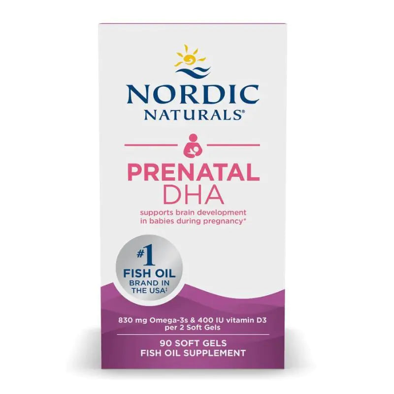 Nordic Naturals Prenatal DHA 500 mg - Plain, 90 sgls