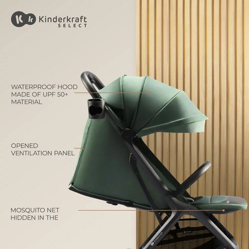 [2-Year Warranty] KinderKraft Baby Stroller Nubi2 - 4 Color