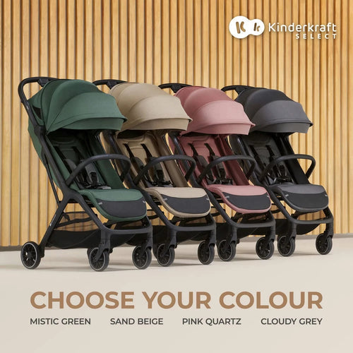 [2-Year Warranty] KinderKraft Baby Stroller Nubi2 - 4 Color