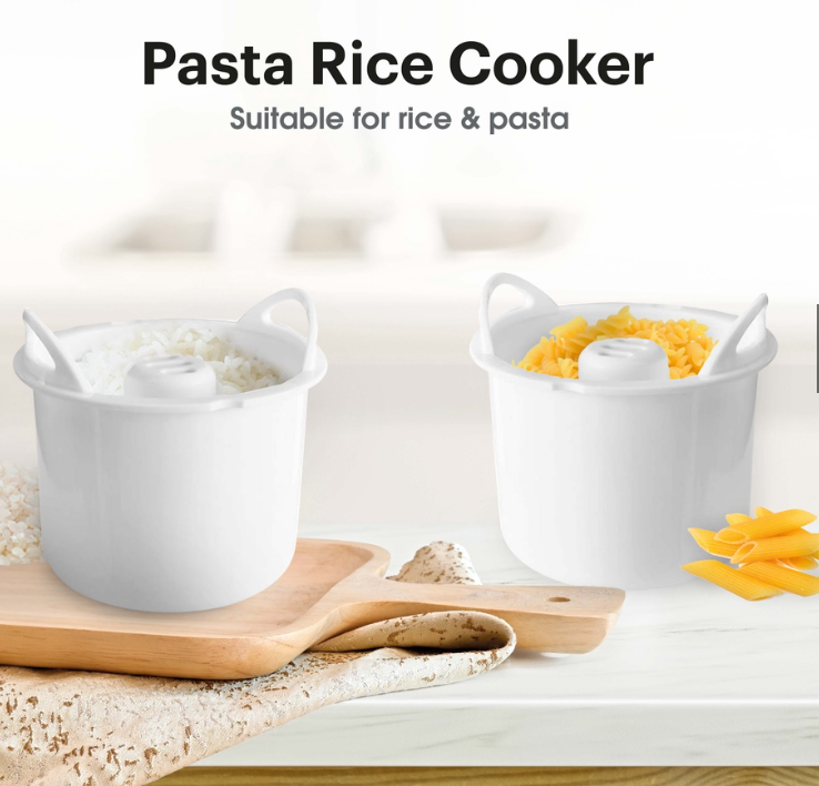 [2-Pack] Isa Uchi Rice/Pasta Cooker For Food Processor