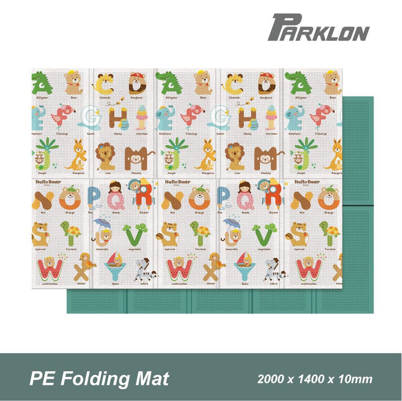 Parklon PE Folding Mat HB Alphabet Size: 2000 x 1400 x 10mm