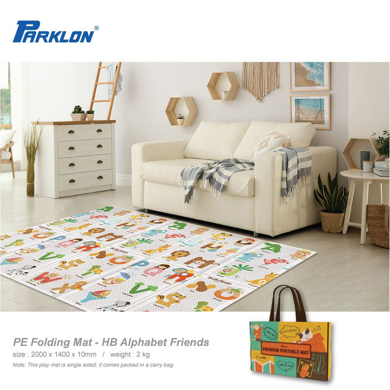 Parklon PE Folding Mat HB Alphabet Size: 2000 x 1400 x 10mm