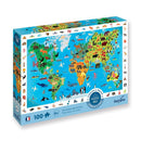 Calypto By Sentosphere Puzzle 100 pièces - Planisphere des Animaux - Planisphere of Animals