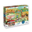Calypto By Sentosphere Puzzle 2 x 24 pièces - Ferme Et Ville - Richard Collingridge