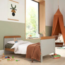 Tutti Bambini Rio Cot Bed with Cot Top Changer - Dove Grey/Oak