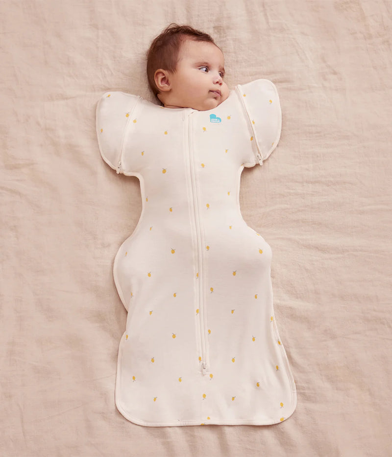 Love To Dream Swaddle Up Transition Bag Bamboo Lemons Cream