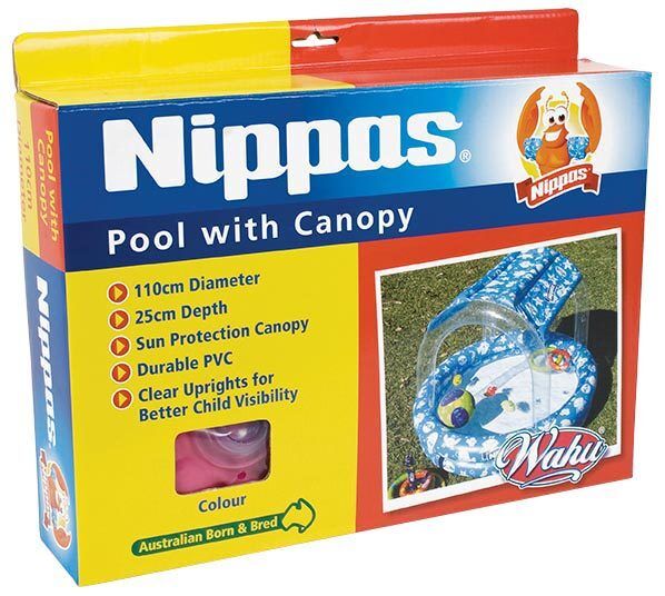 Wahu Nippas Pool With Canopy- 2 Color