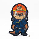 Black Stealth Iron On Patch - Warrant Officer Dobhar-chú™ in SCDF Uniform