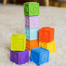 [2 Pack] Bright Starts KaleidoCubes 9 Stack & Squeeze Blocks