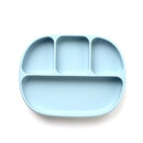 [2-Pack] Snapkis Silicone Suction Plate with Divider - 3 Colors