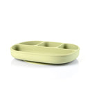 [2-Pack] Snapkis Silicone Suction Plate with Divider - 3 Colors
