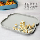 Puku Silicone Suction Plate With Lid - 2 Colors