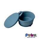 Puku Food Grade Silicone Suction Kids Bowl With Lid - 2 Colors