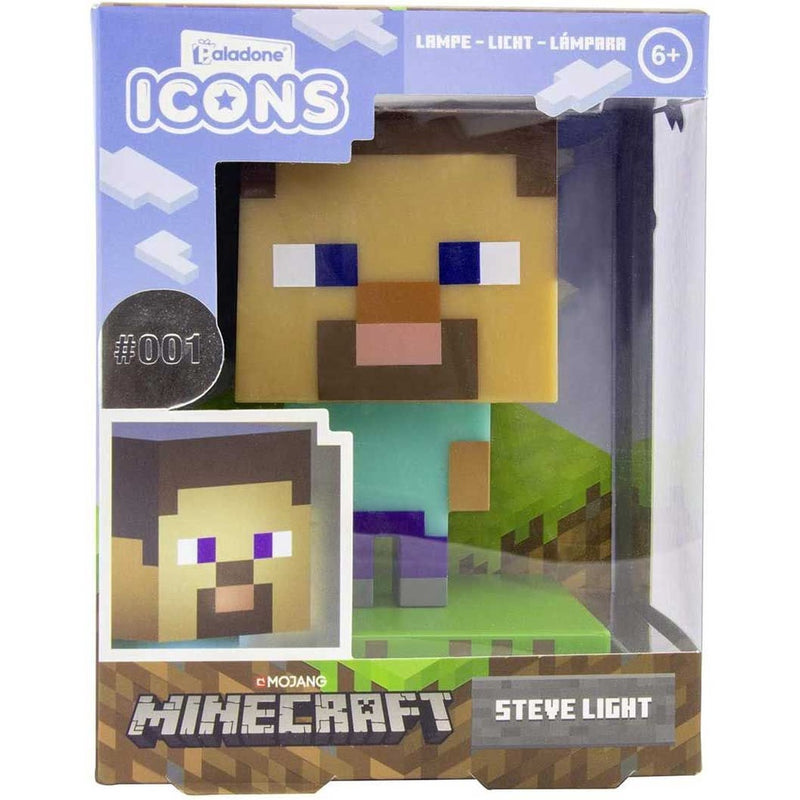 Paladone Minecraft Steve Icon Light V2 (001)