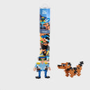 [2-Pack] PLUS-PLUS Police / 100 pcs Tube