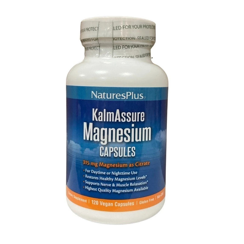 Natures Plus KalmAssure Magnesium 315 mg, 120 vcaps Exp: 05/28