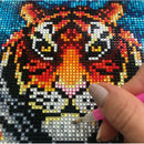 Sentosphere Art & Creations - Canevas à Diamanter – Tigre - Tiger