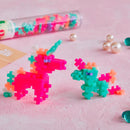 [2-Pack] PLUS-PLUS Pearl Unicorns / 100 pcs Tube